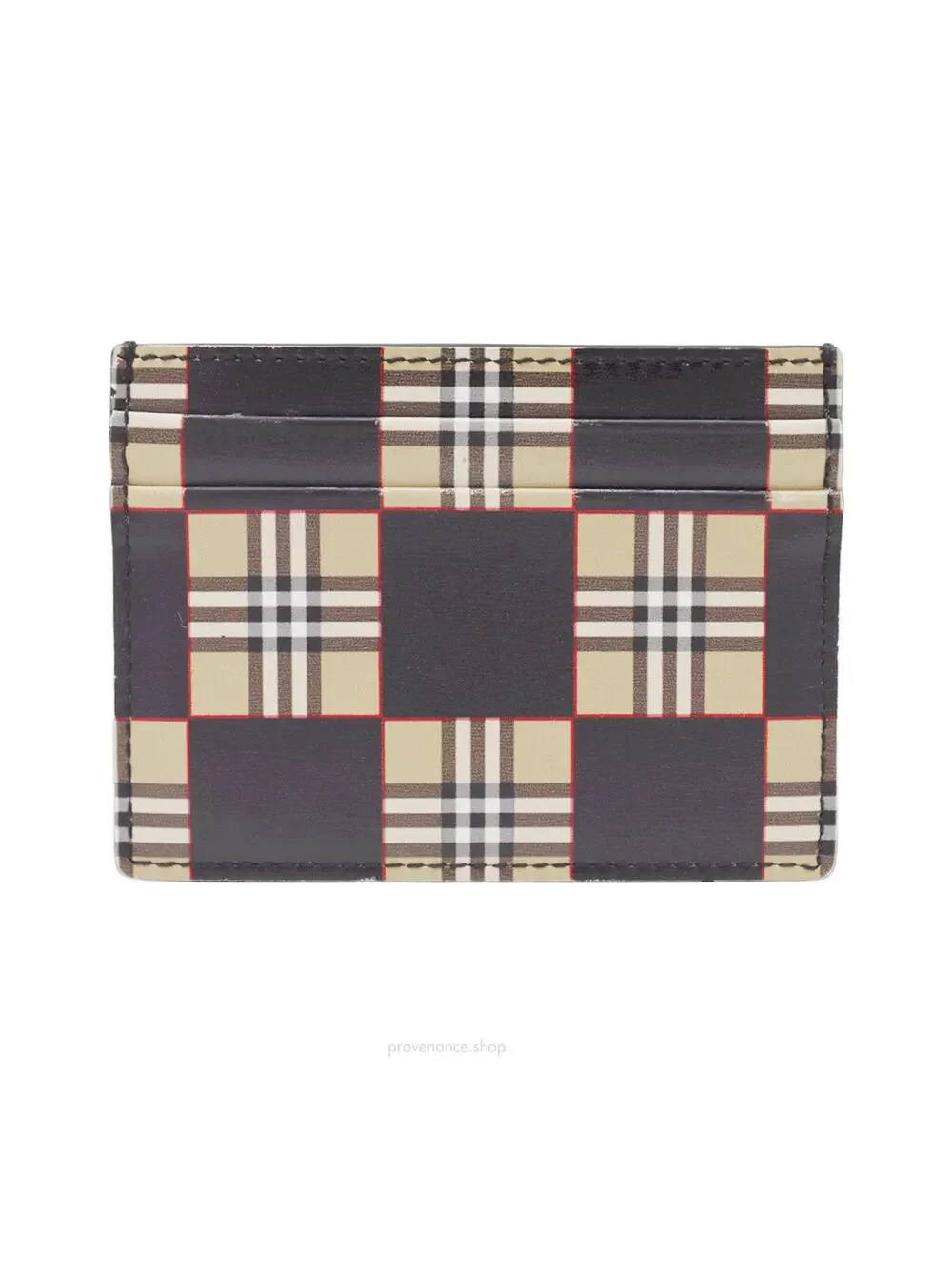 🔴 Burberry Card Holder Wallet - Nova Checker